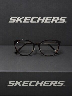 Skechers Women's Tortoise Shell Round Glasses - Brown/Black Frame Only